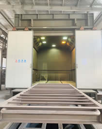 Sandblasting room